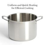 Martha Stewart Castelle 10-Piece Stainless Steel Cookware