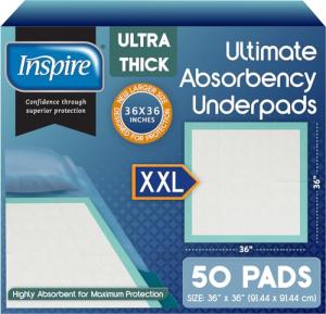 Extra Large Ultra Absorbent Disposable Bed Pads