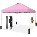 CROWN SHADES 10x10 Pop Up Canopy - Pink