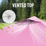 CROWN SHADES 10x10 Pop Up Canopy - Pink