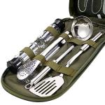 Portable Camping Kitchen Utensils Set with Bag