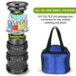 29-Piece Lightweight Camping Cookware Set