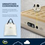Serta Queen Raised Air Mattress with Built-in Pump