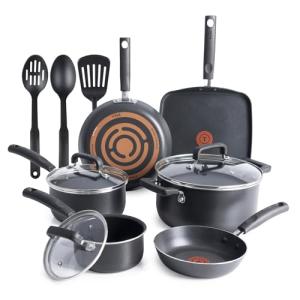 Tefal Non-Stick Cooking Utensil Set, Black