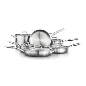 Calphalon 11-Piece Stainless Steel Cookware Set