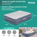 Bestway Tritech Queen Air Mattress with Built-in Pump