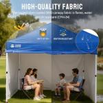 CROWN SHADES 10x10 Instant Pop-Up Canopy Tent
