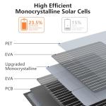 110W Waterproof Portable Solar Charger for Camping