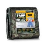 Waterproof Camo Tarp Cover 20x30 Feet