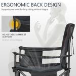 Overmont Heavy Duty Folding Camping Chair 2-Pack