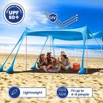 Rhino Valley UPF50+ Beach Tent Sun Shelter