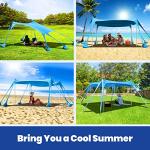 Rhino Valley UPF50+ Beach Tent Sun Shelter