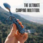 4-in-1 Stainless Steel Camping Utensil Tool