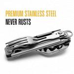 4-in-1 Stainless Steel Camping Utensil Tool