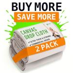 Versatile 4x12 Canvas Drop Cloth and Tarp