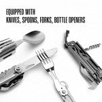 4-in-1 Stainless Steel Camping Utensil Tool