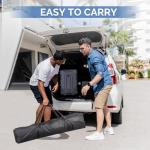 VINGLI 10x10 Pop-Up Canopy Tent with Sidewalls