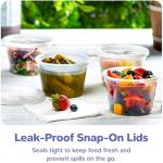 GUSTO 16 oz. Plastic Food Storage Containers