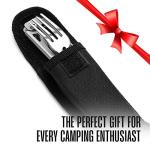 4-in-1 Stainless Steel Camping Utensil Tool