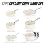 Gotham Steel 12-Piece Nonstick Cookware Set