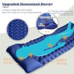 MEETPEAK 4-Inch Inflatable Camping Sleeping Pad