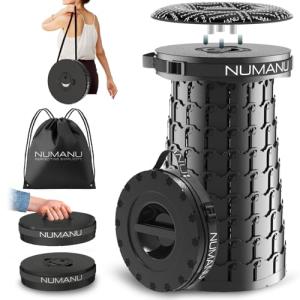 NUMANU 2024 XXL Collapsible Stool with Carry Bag