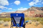 Kijaro Maldives Blue Camping Chair with Dual Lock