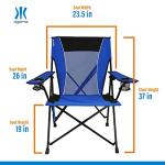 Kijaro Maldives Blue Camping Chair with Dual Lock