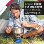 Orblue Portable 4-in-1 Camping Utensils Set