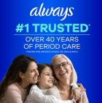 Maxi Overnight Pads with Wings, Size 4, 33 CT