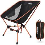 MARCHWAY Portable Lightweight Folding Camping Chair (Orange)