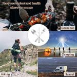 KINLINK 4-in-1 Portable Camping Utensils Set