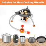 Portable Windproof Camping Stove with Carry Case