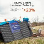 30W Foldable Solar Charger for Camping and Devices