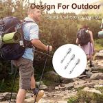 KINLINK 4-in-1 Portable Camping Utensils Set