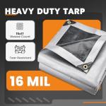 Keten Heavy Duty Waterproof Tarp 12x20 Feet