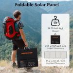220W Portable Solar Panel for Camping & Off-Grid