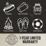 Coleman Cooling Mesh Quad Camping Chair with Cup Holder