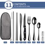 Portable Stainless Steel Camping Utensils Set