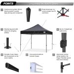 ABCCANOPY 10x10 Commercial Pop Up Canopy Tent