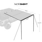 NOVSIGHT Car Side Awning for Outdoor Camping