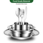 29-Piece Stainless Steel Camping Utensil Set