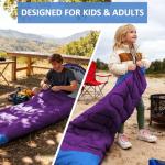 Oaskys 3-Season Lightweight Waterproof Camping Sleeping Bag