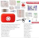 276PCS Compact First Aid Kit for Camping & Travel