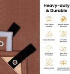 WHITEDUCK Heavy Duty Waterproof Canvas Tarp 6x8