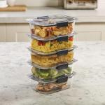Rubbermaid Brilliance BPA-Free Food Storage Containers 5-Pack