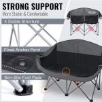 Wildroots Heavy Duty Double Camping Chair for Two