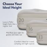 King Koil Queen Air Mattress with Built-in Pump