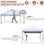 ABCCANOPY Heavy-Duty Pop-Up Canopy Tent 10x10