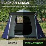 Spacious Blackout 6-Person Instant Camping Tent